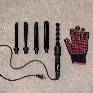 Bombay Hair  5-in-1 Curling Wand